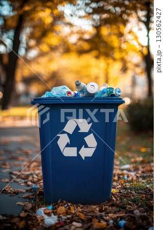 path background contents closeup bin autumn shot recycling path background contents closeup bin autumn shot recycling 130562427