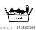 ハチワレクロ猫ちゃん　箱入り 130563396