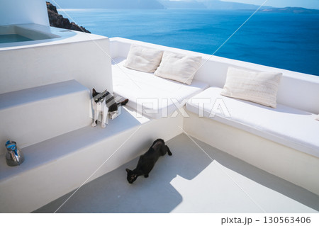 ギリシャのサントリーニ島の美しい風景 130563406