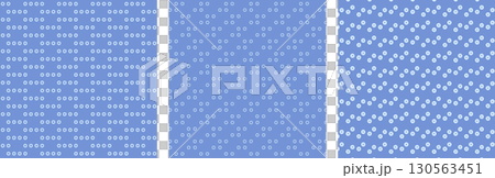 Rough circular ring dot blue background pattern set Rough circular ring dot blue background pattern set 130563451