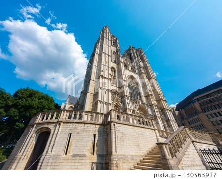 Cathedral of St. Michael and St. Gudula. Brussels, Belgium Cathedral of St. Michael and St. Gudula. Brussels, Belgium 130563917