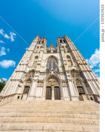 Cathedral of St. Michael and St. Gudula. Brussels, Belgium Cathedral of St. Michael and St. Gudula. Brussels, Belgium 130563920