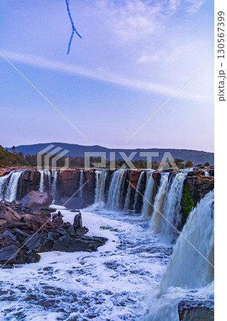 waterfall on the rocks 14 Falls Waterfalls Landscapes Waterscape Thika Town Kiambu County Central Province Kenya East Africa  130567399