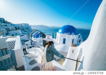 サントリーニのブルードーム サントリーニのブルードーム 130567739