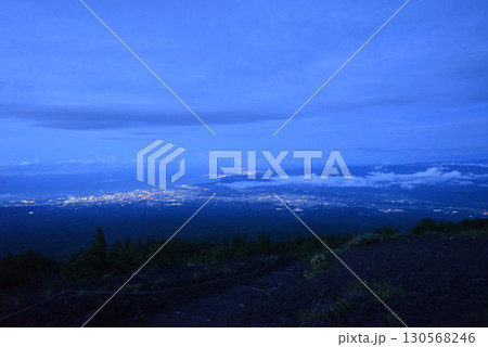 富士山、登山、富士宮ルート、静岡県 130568246