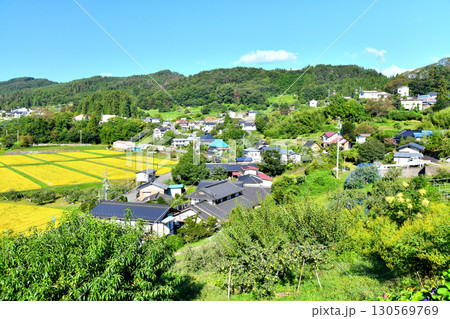 田野口の棚田周辺を望む(長野県長野市)【2025.9】 田野口の棚田周辺を望む(長野県長野市)【2025.9】 130569769