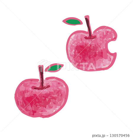 東北のかわいいイラストリンゴ 130570456
