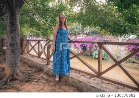 Woman in Alanya city 130570602