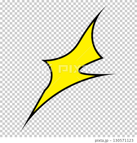 Lightning bolt simple flat illustration white background Lightning bolt simple flat illustration white background 130571123