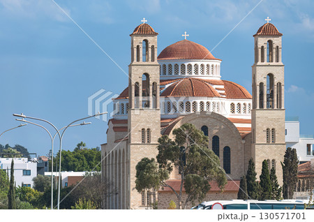 Church of Agion Anargyron standing tall in Paphos, Cyprus 130571701