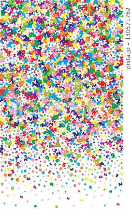 Scattered letters of latin alphabet. Colorful childish floating characters of English language. Foreign languages study concept. Back to school banner . Scattered letters of latin alphabet. Colorful childish floating characters of English language. Foreign languages study concept. Back to school banner . 130571762