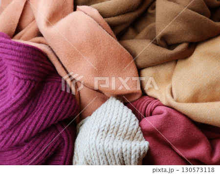 Knitted woolen or cashmere texture background Knitted woolen or cashmere texture background 130573118