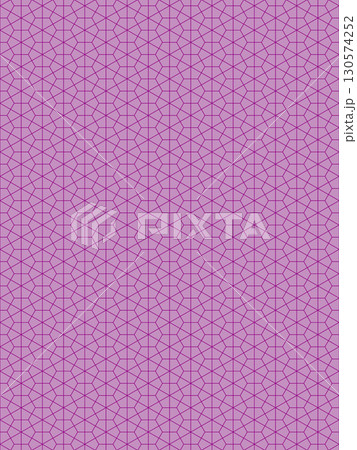 紫色の積石亀甲の背景 紫色の積石亀甲の背景 130574252