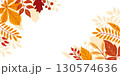 Frame with autumn leaves 130574636