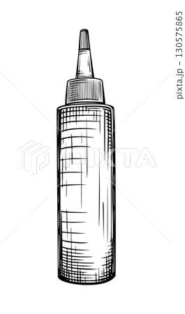 Cosmetic bottle sketch 13 130575865