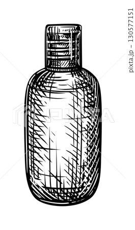 Cosmetic bottle sketch 14 130577151