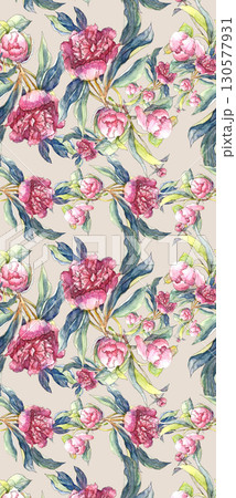 Artistic Floral Patterned Decorative Paper Collection 130577931
