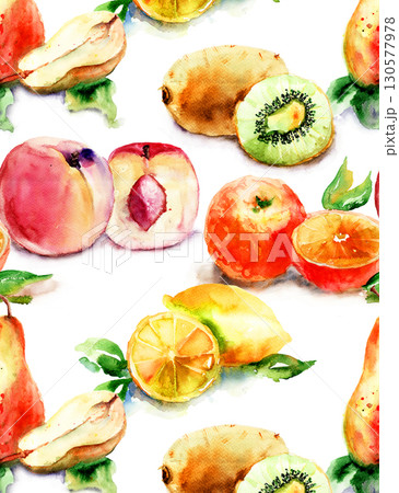 Artistic Floral Patterned Decorative Paper Collection 130577978