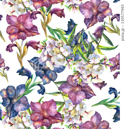 Artistic Floral Patterned Decorative Paper Collection 130577993