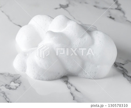 White Foam Texture on Marble Surface White Foam Texture on Marble Surface 130578310