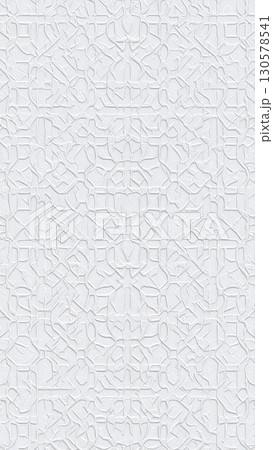 White Geometric Embossed Texture Background White Geometric Embossed Texture Background 130578541