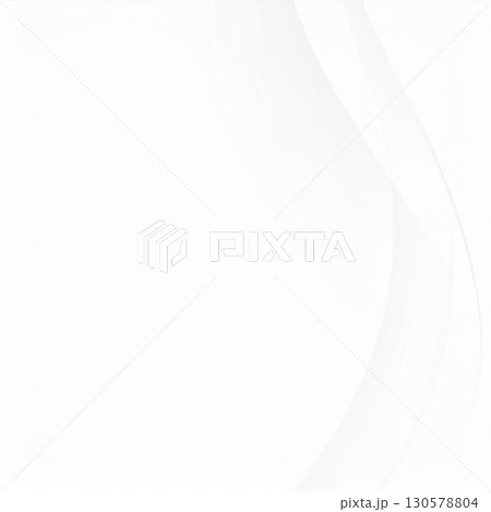 Abstract White Background with Flowing Curves 130578804