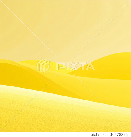 Abstract Yellow Desert Landscape 130578855