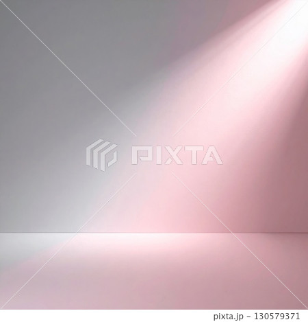 Pink And Grey Gradient Studio Background With Soft Lighting 130579371