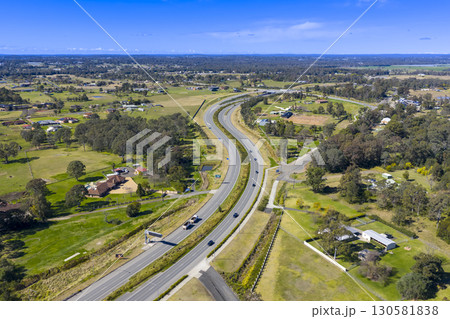 The Northern Road running through the suburb of Bringelly The Northern Road running through the suburb of Bringelly 130581838