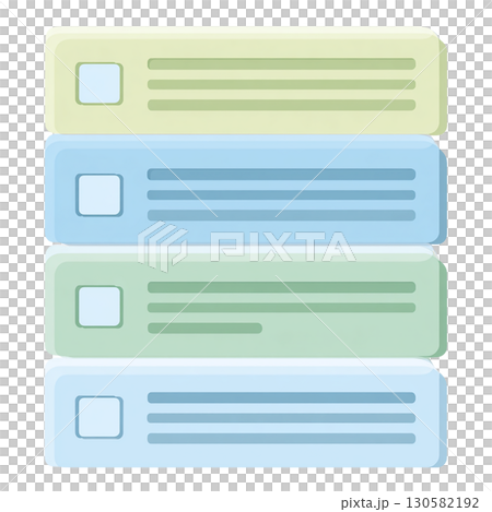 Colorful checklist icon illustration for task management and to-do lists 130582192