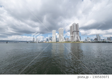 豊洲から晴海方面を見た風景 豊洲から晴海方面を見た風景 130583071