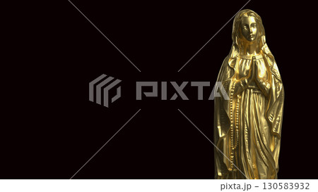 The Virgin Mary for religion or Holiday concept 3d Rendering. 130583932
