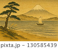 富嶽松帆図 130585439