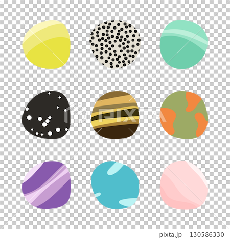 鉱物 宝石 カラフル セット 鉱物 宝石 カラフル セット 130586330