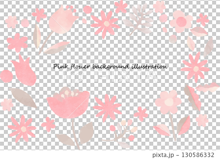 斯堪的納維亞風格粉紅花卉背景圖 斯堪的納維亞風格粉紅花卉背景圖 130586332