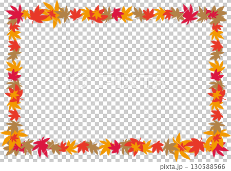 秋葉矢量圖框架 130588566