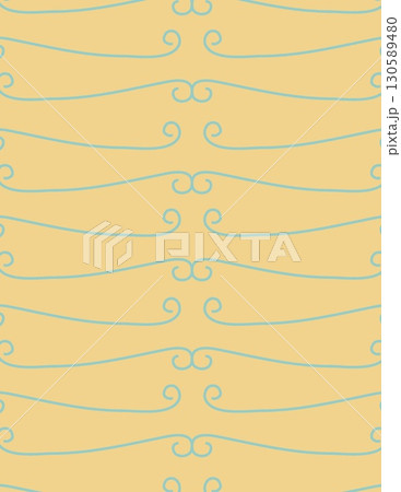 intricate golden and blue traditional handwoven fabric with symmetrical patterns intricate golden and blue traditional handwoven fabric with symmetrical patterns 130589480