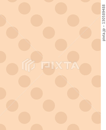 close-up of beige polka dot pattern on fabric or surface with a repetitive design 130589488