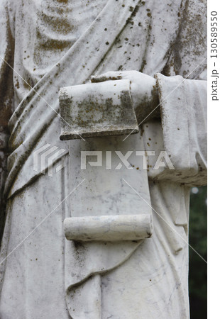 Old Statue in Historic Rural Cemetery East TX 130589550