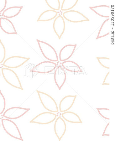 elegant seamless floral pattern with soft pastel colors and minimalist design for backgrounds and wallpapers 130590170