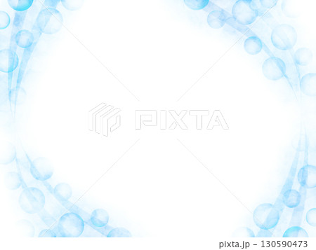青い水玉の背景 130590473