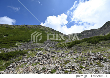 仙丈ヶ岳登山、山梨県 仙丈ヶ岳登山、山梨県 130590624