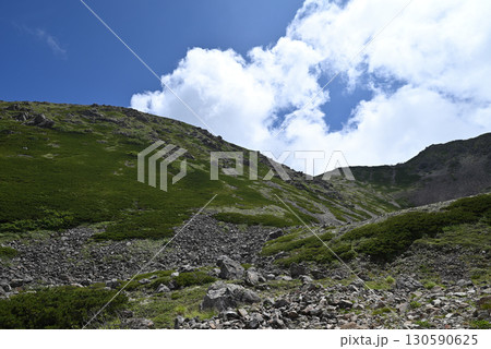 仙丈ヶ岳登山、山梨県 130590625