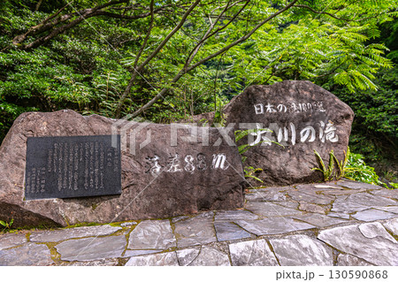 日本の滝百選大川の滝 屋久島国立公園(夏 日本の滝百選大川の滝 屋久島国立公園(夏 130590868