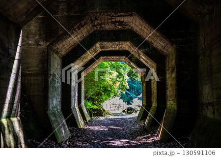 八角トンネル【熊本県下益城郡美里町】 八角トンネル【熊本県下益城郡美里町】 130591106