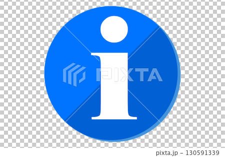 青い円に白いクエスチョンマークのアイコン 130591339
