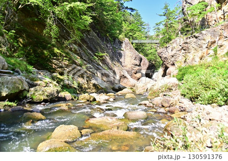 差切峡の絶景の夏景色 差切峡の絶景の夏景色 130591376