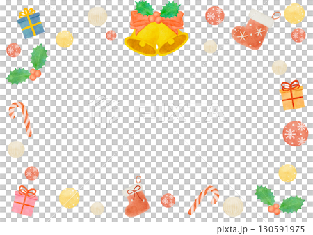 水彩聖誕插畫 130591975