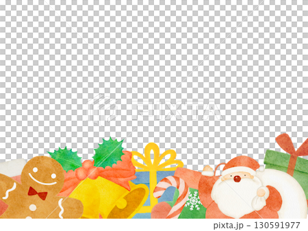 水彩聖誕插畫 水彩聖誕插畫 130591977