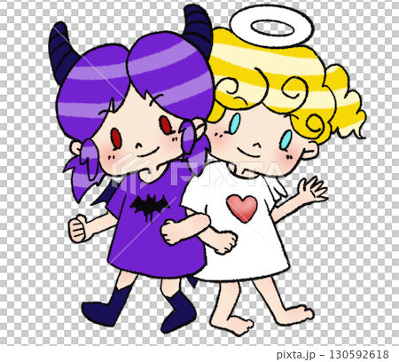 小天使和小惡魔是好朋友 130592618